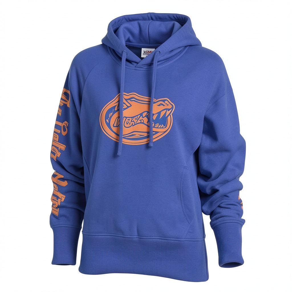 NCAA Florida Gators Heavenly Women's Relaxed-Fit Pullover Hood, Royal, Medium 4