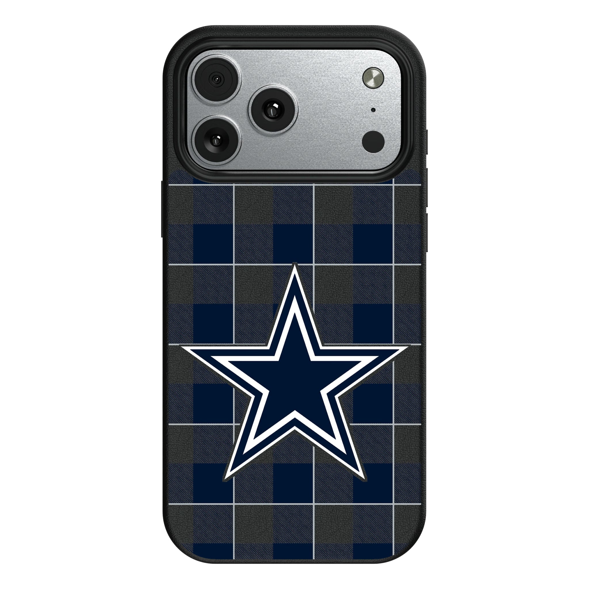 Dallas Cowboys Plaid MagSafe Compatible Phone Case for Apple iPhone 10