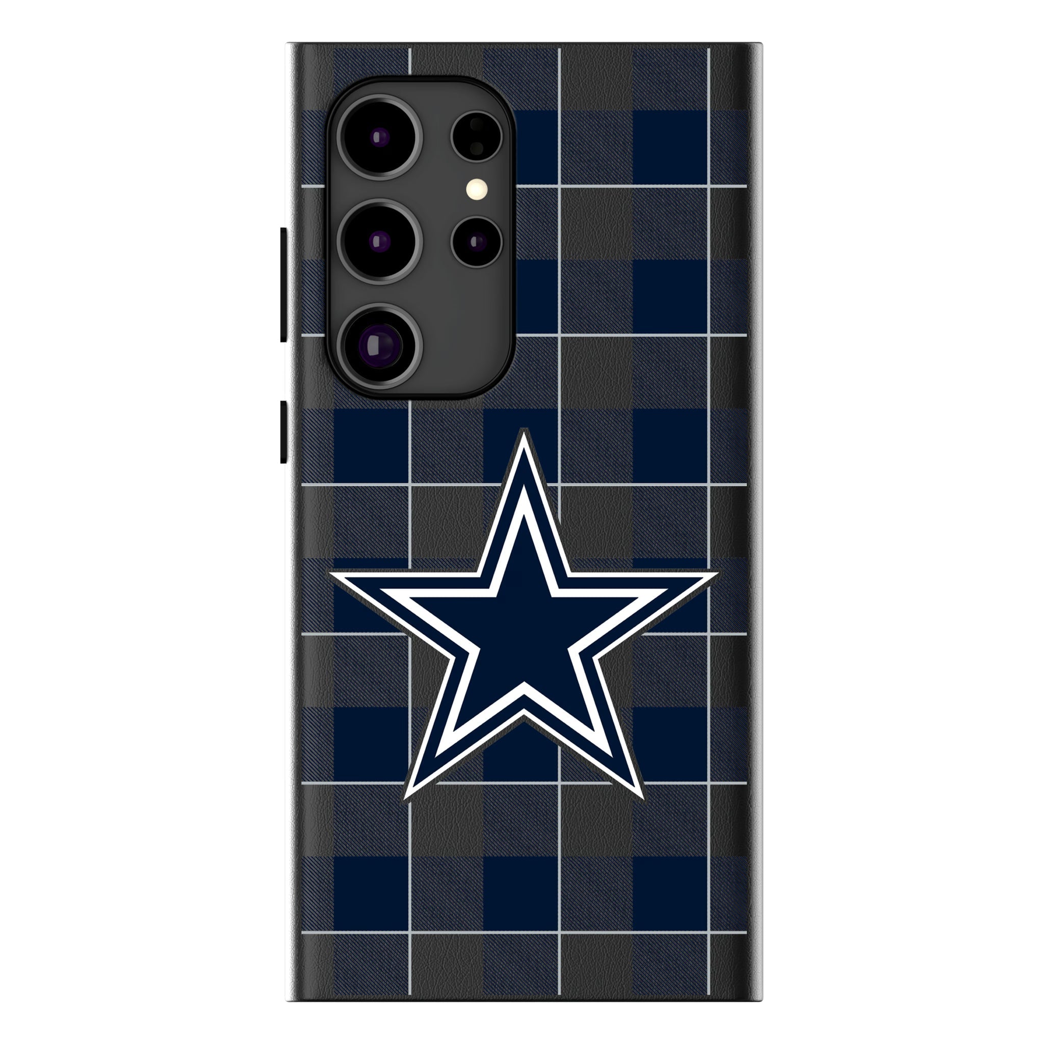 Dallas Cowboys Plaid MagSafe Compatible Phone Case for Samsung Galaxy 16