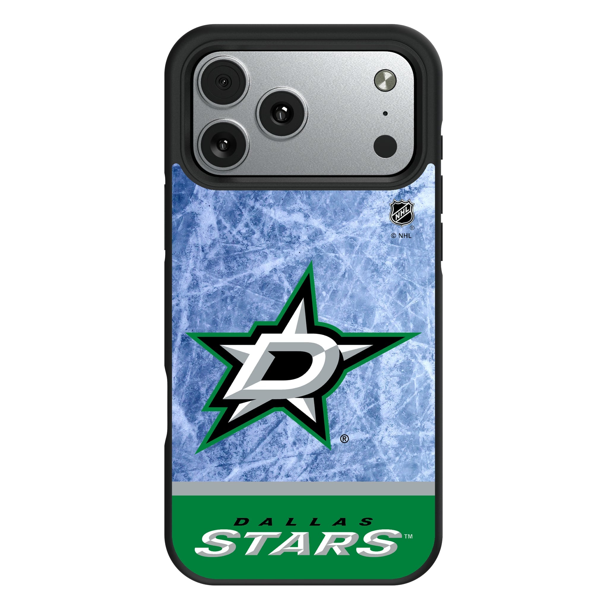 Dallas Stars Ice Wordmark Bump Phone Case 11