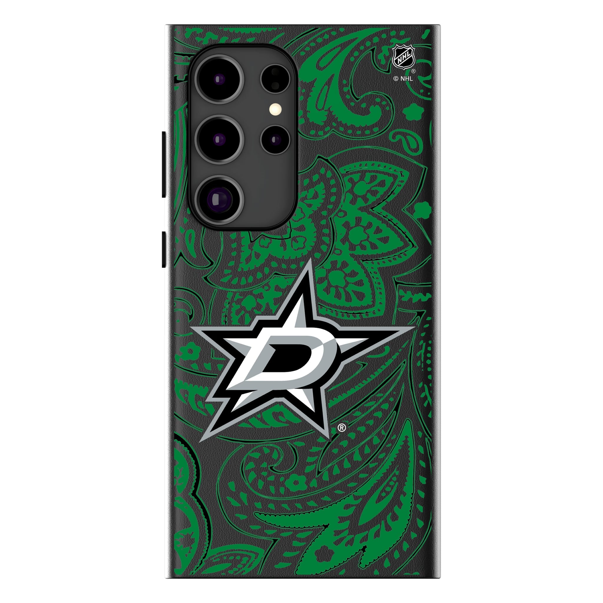 Dallas Stars Paisley MagSafe Compatible Phone Case for Samsung Galaxy 11