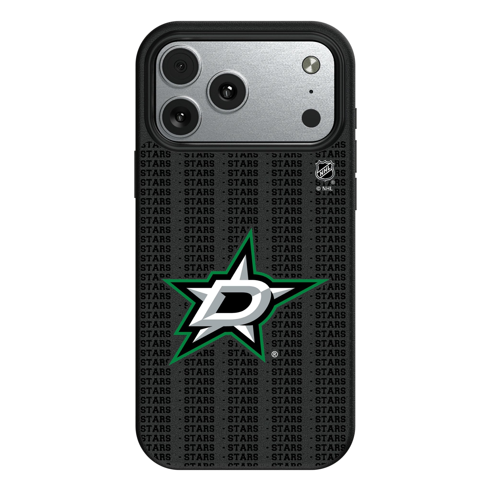Dallas Stars Text Backdrop MagSafe Compatible Phone Case for Apple iPhone 10