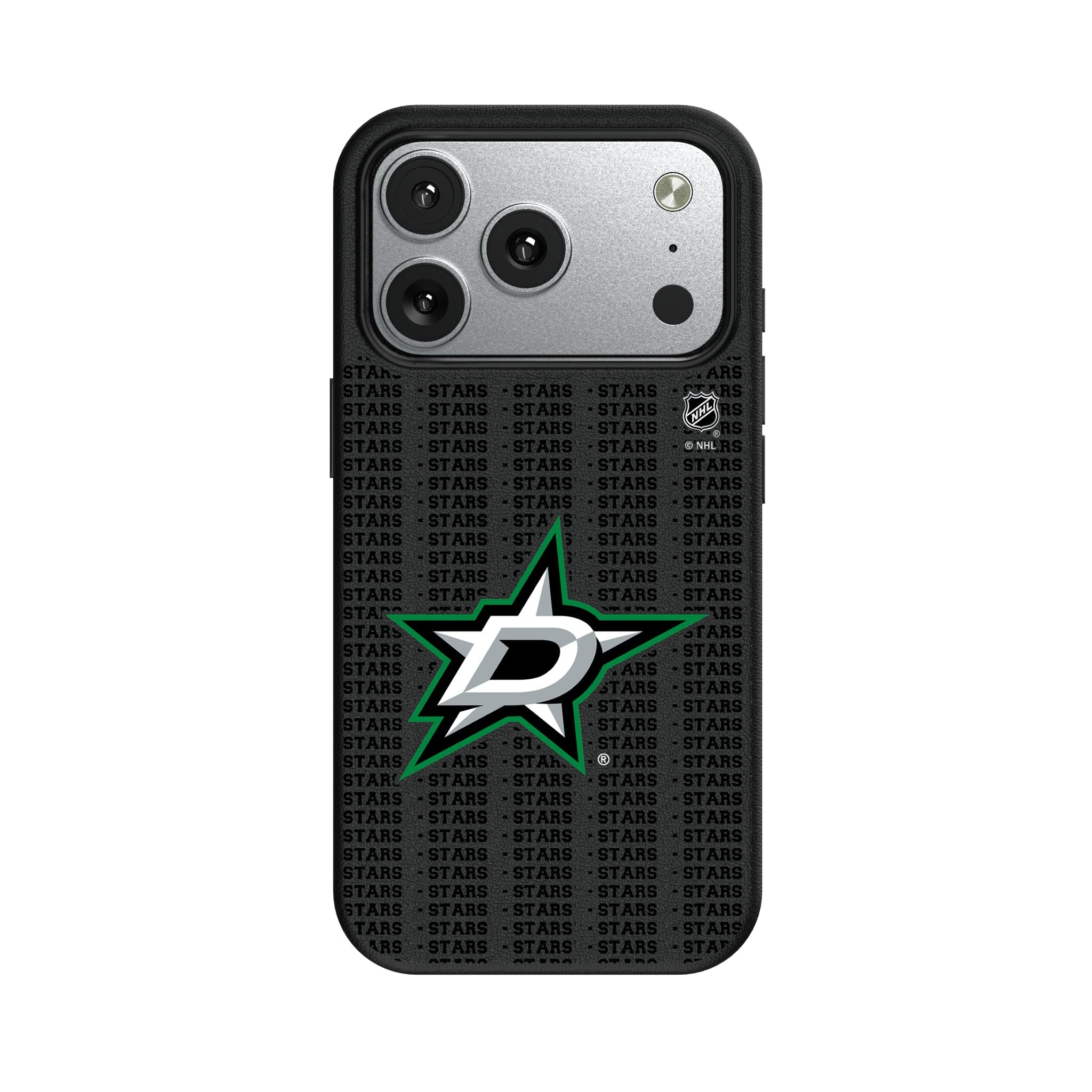 Dallas Stars Text Backdrop MagSafe Compatible Phone Case for Apple iPhone 9