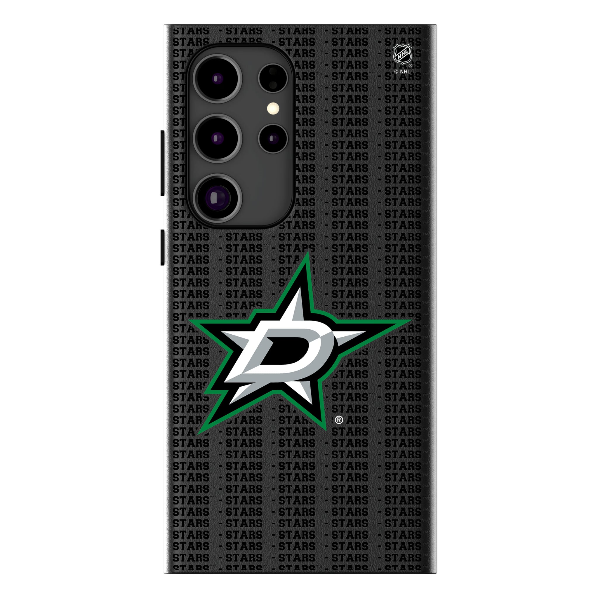 Dallas Stars Text Backdrop MagSafe Compatible Phone Case for Samsung Galaxy 12
