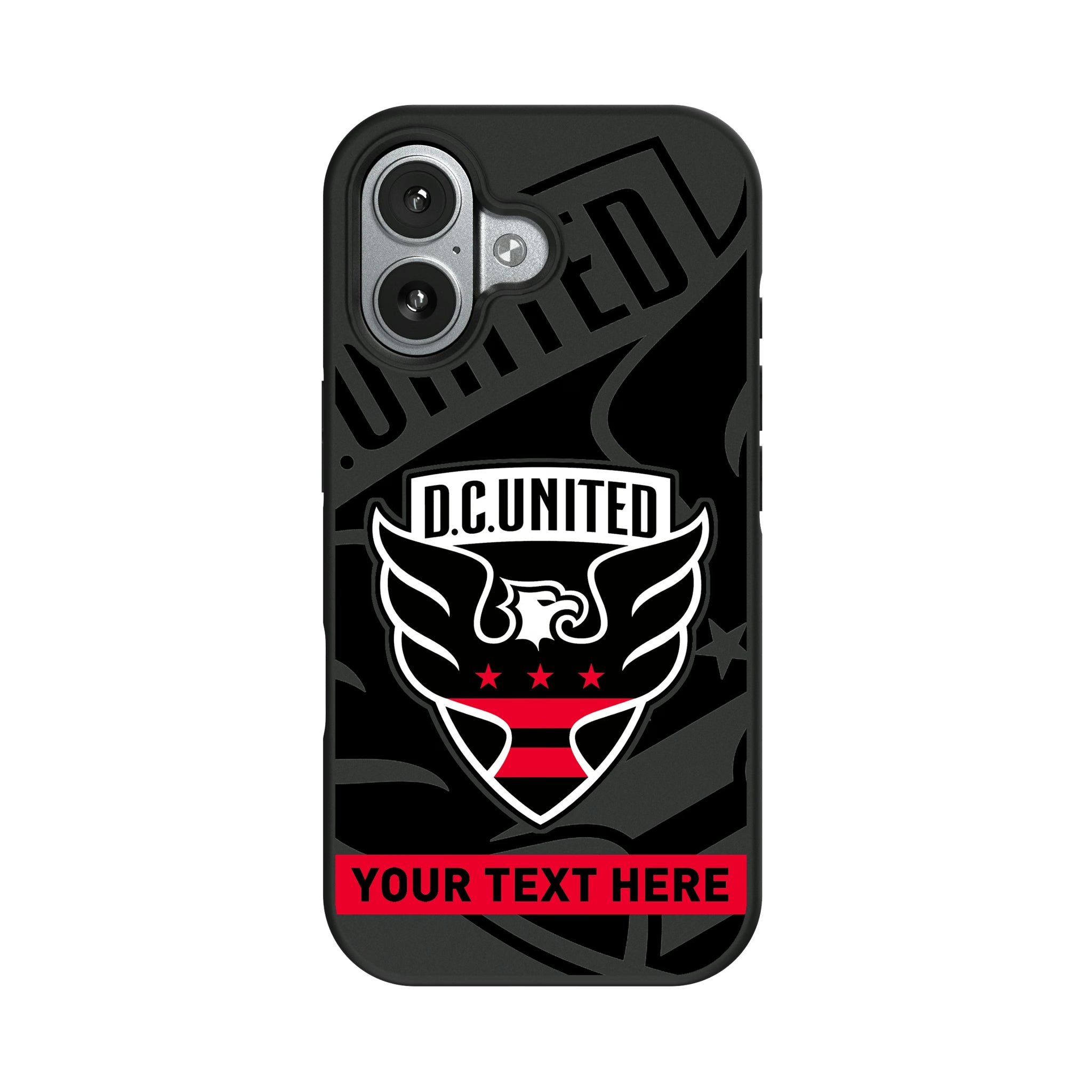DC United Personalized Tilt Bump Phone Case for Apple iPhone 9