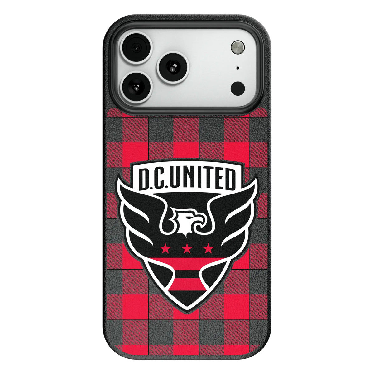 DC United Plaid MagSafe Compatible Phone Case for Apple iPhone 8