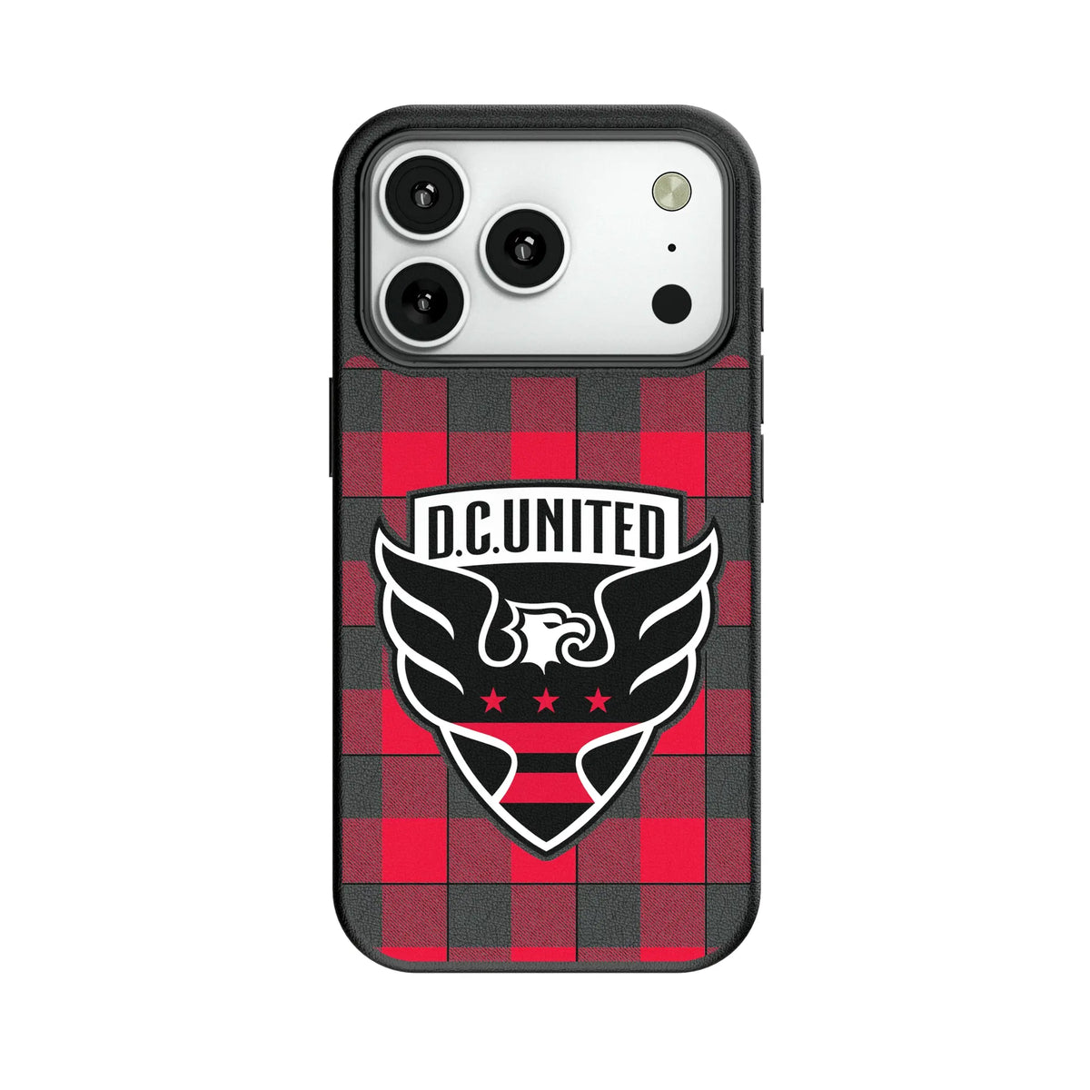 DC United Plaid MagSafe Compatible Phone Case for Apple iPhone 7