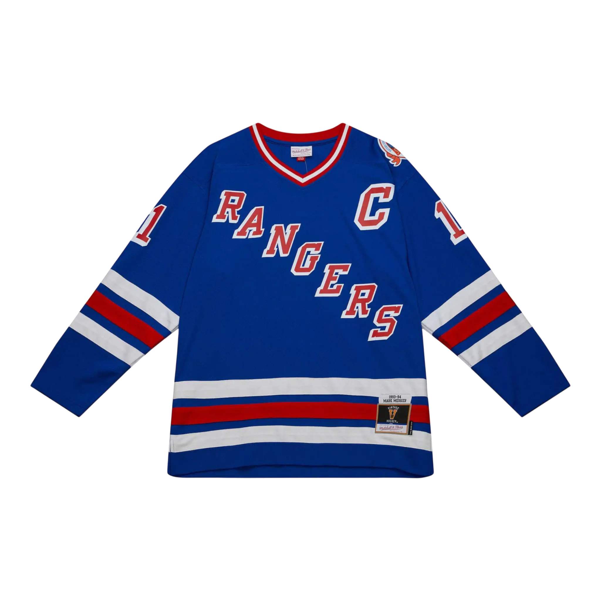 Mitchell & Ness Blue Line Mark Messier New York Rangers 1993 Men Jersey Royal Blue