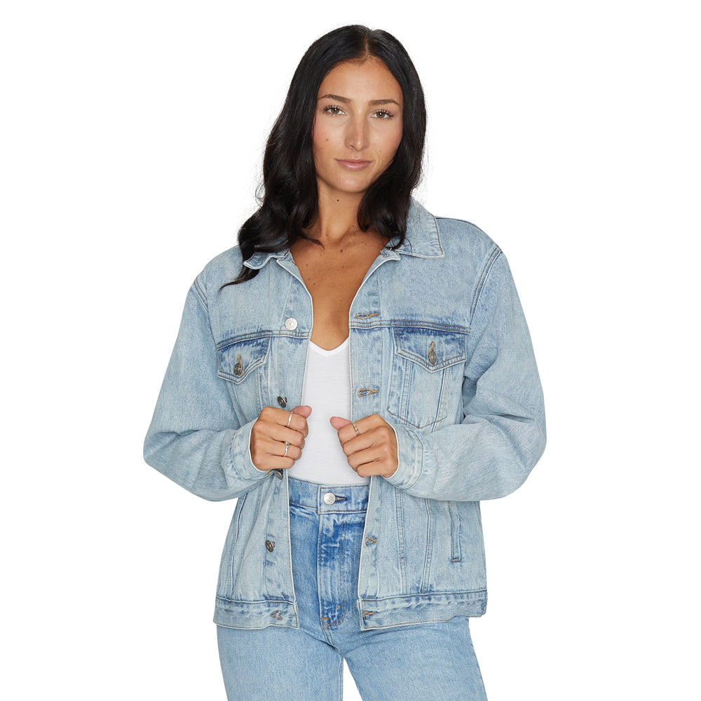 Illinois Fighting Illini Gothic Denim Jacket | lojobands