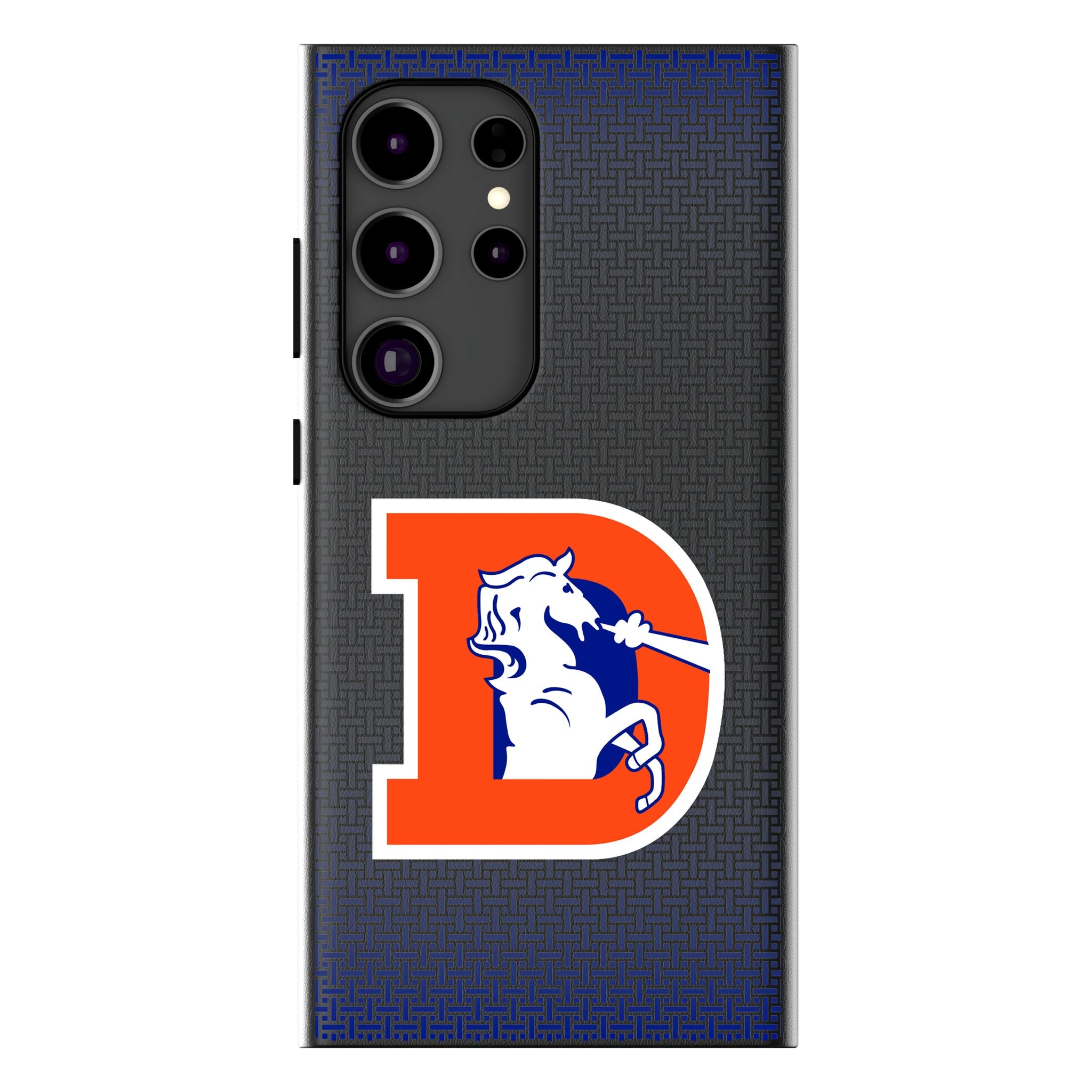 Denver Broncos 1993-1996 Historic Collection Linen MagSafe Compatible Phone Case for Samsung Galaxy 14