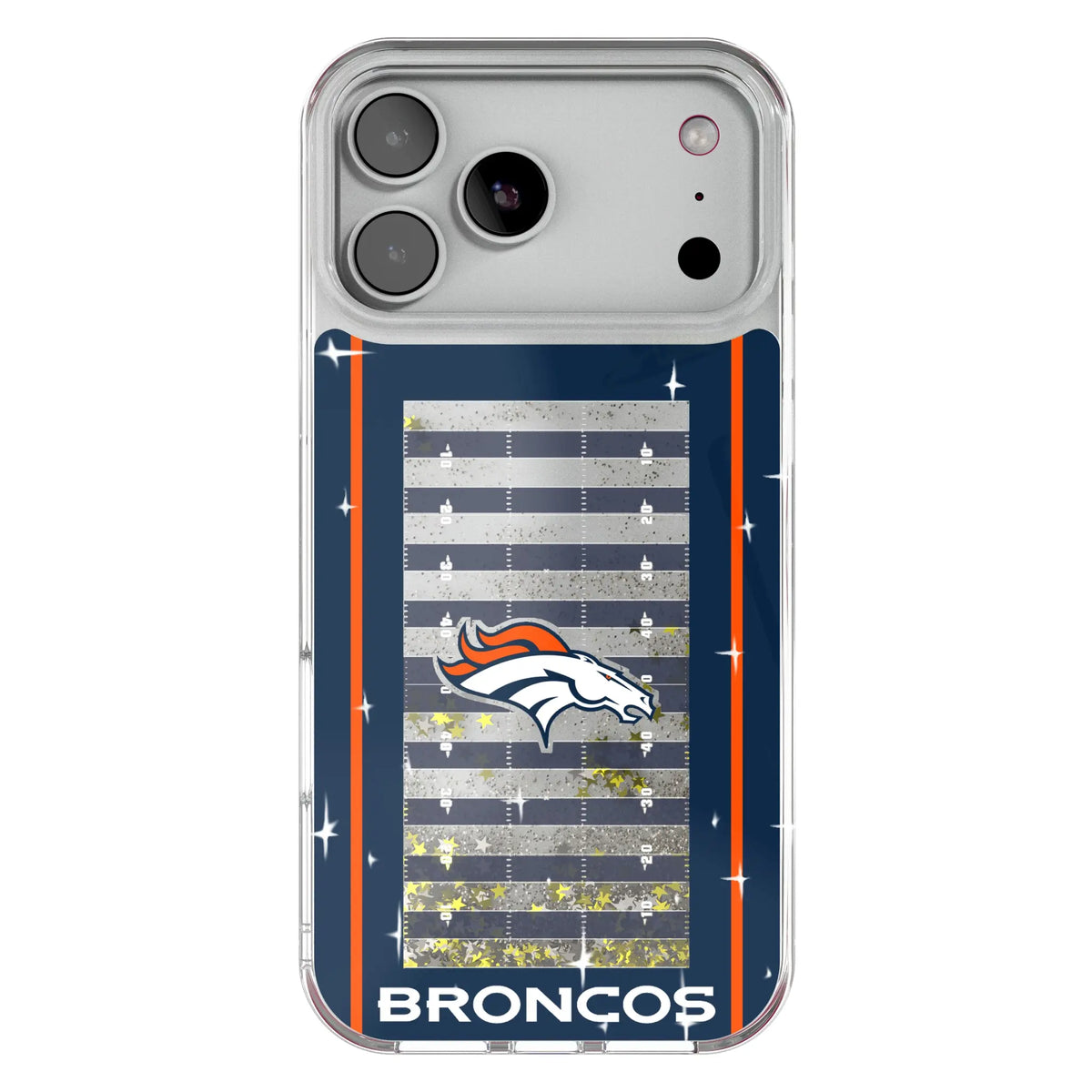 Denver Broncos Field Glitter Phone Case 20