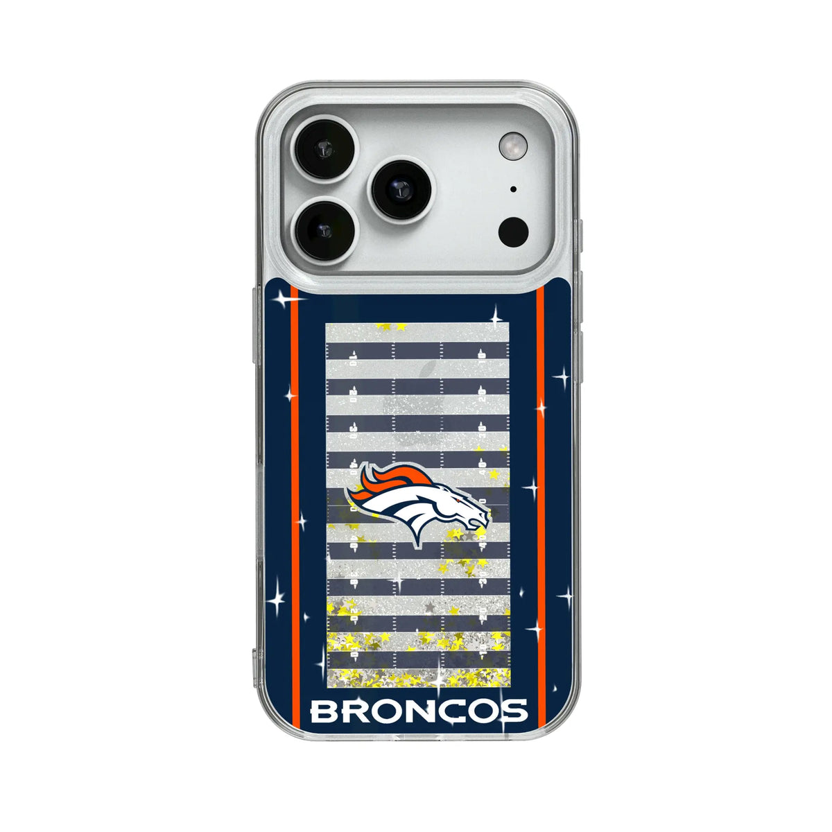Denver Broncos Field Glitter Phone Case 19