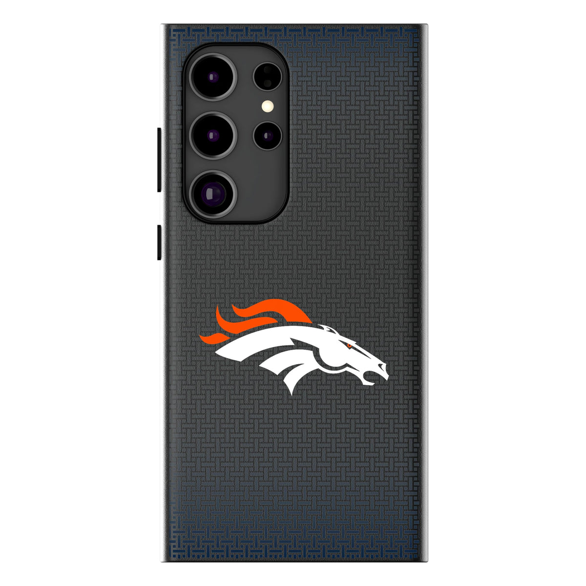 Denver Broncos Linen MagSafe Compatible Phone Case for Samsung Galaxy 15