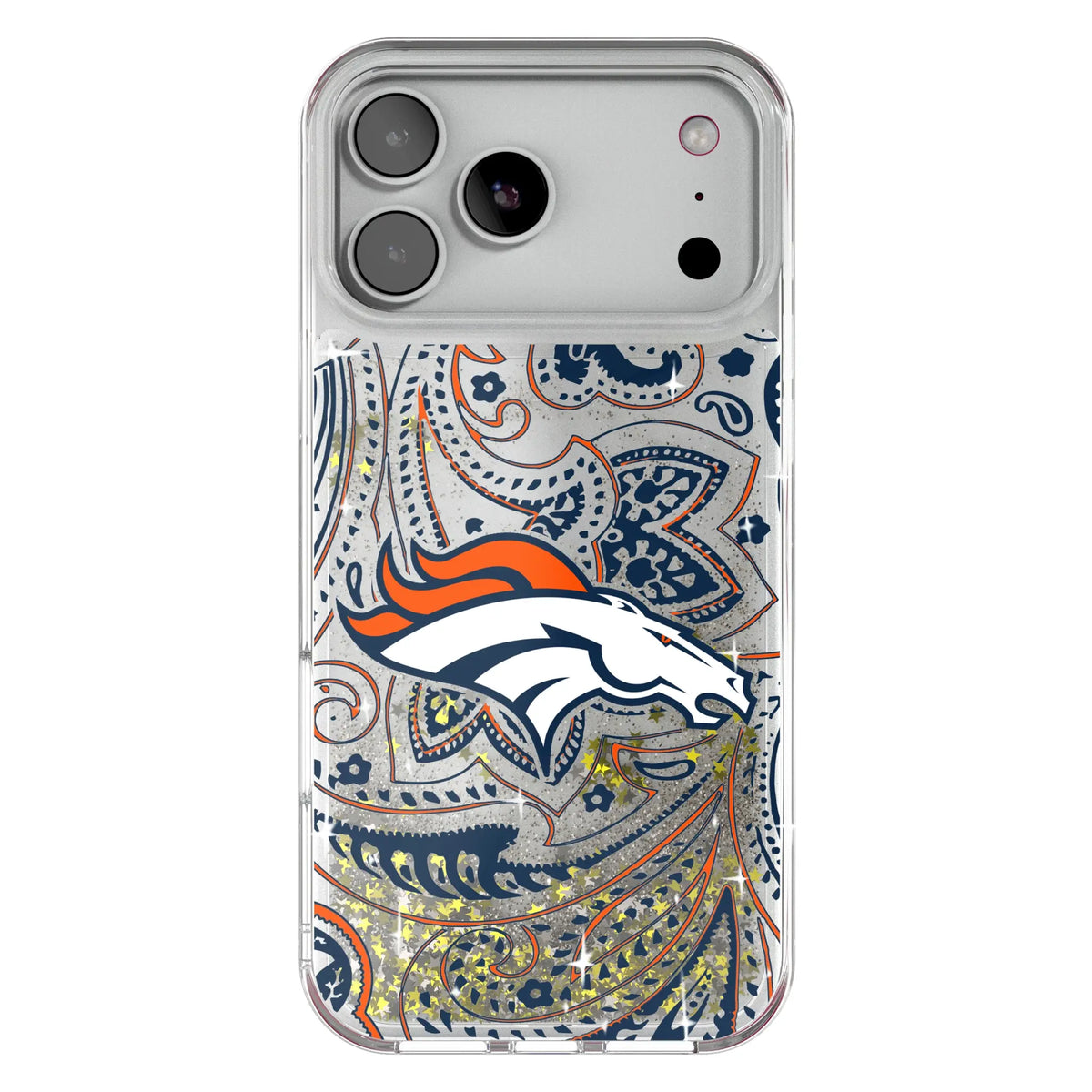 Denver Broncos Paisley Glitter Phone Case 20