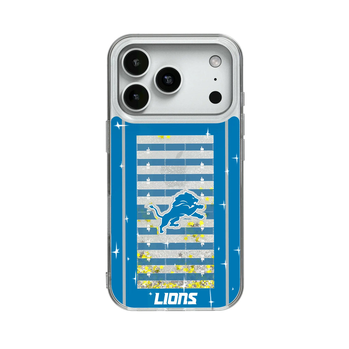 Detroit Lions Field Glitter Phone Case 19