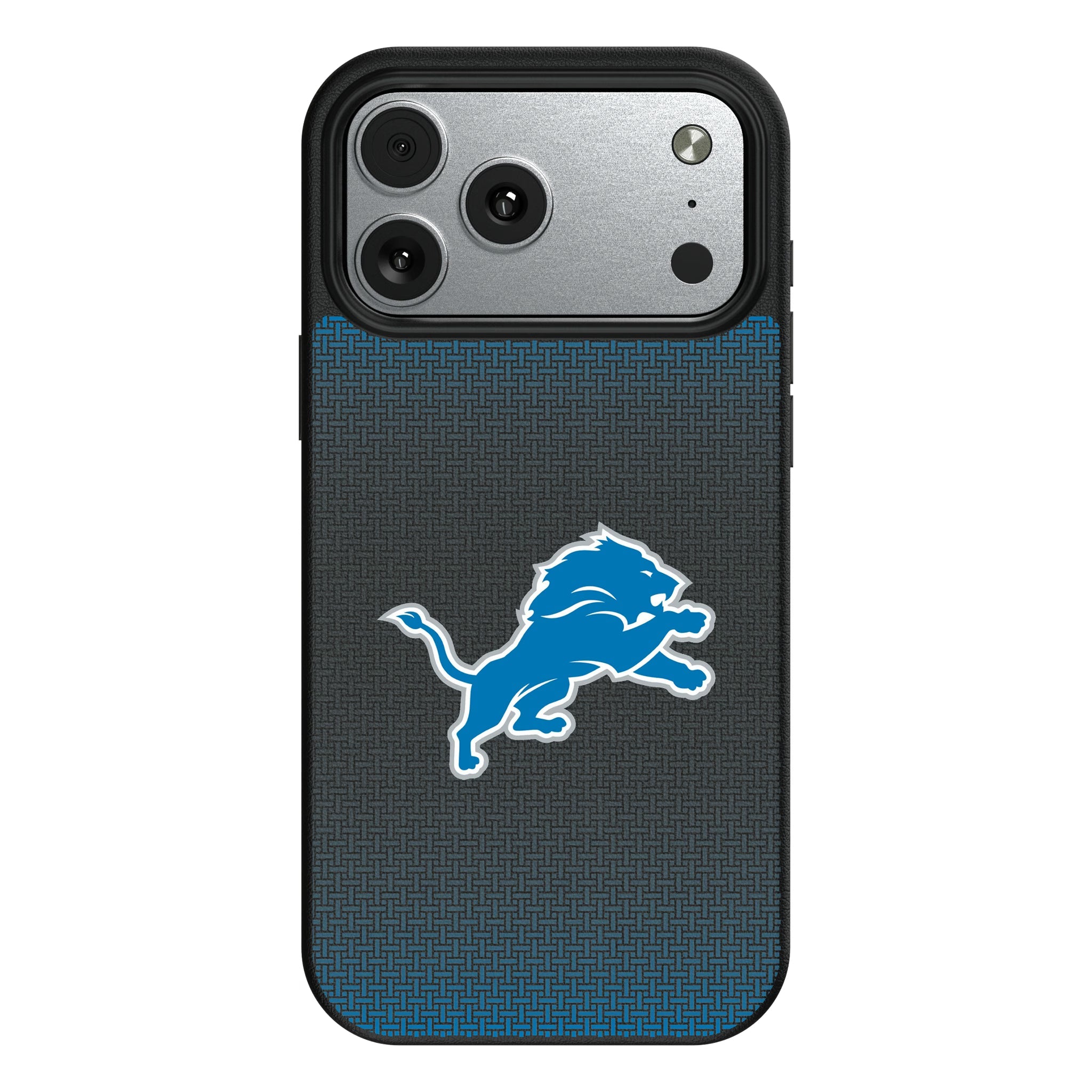 Detroit Lions Linen MagSafe Compatible Phone Case for Apple iPhone 10