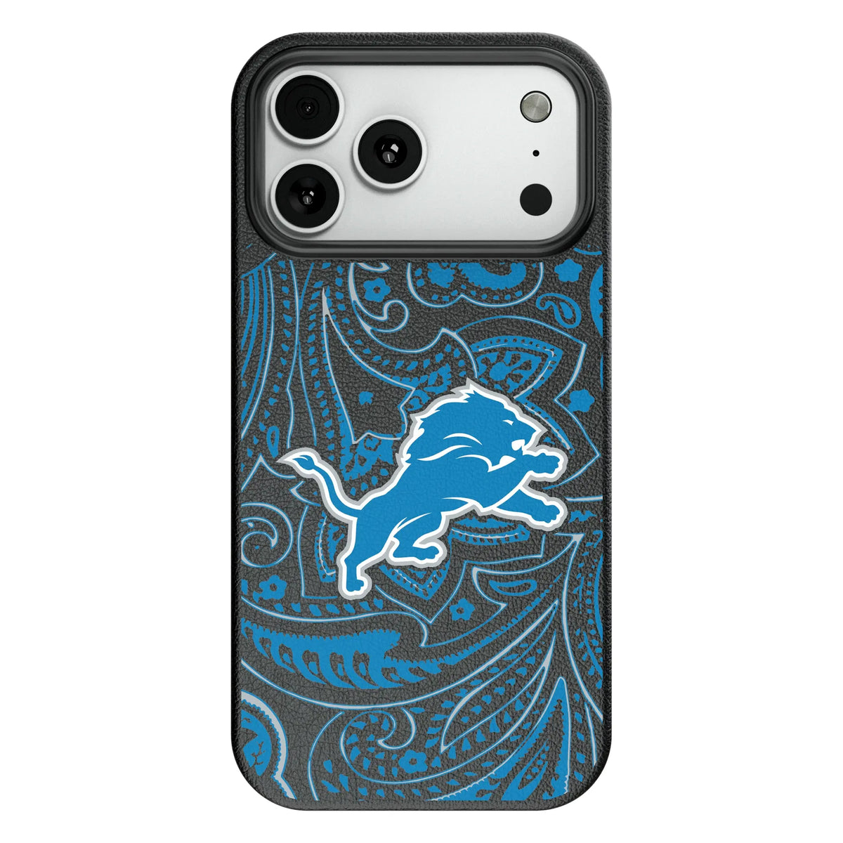 Detroit Lions Paisley MagSafe Compatible Phone Case for Apple iPhone 10