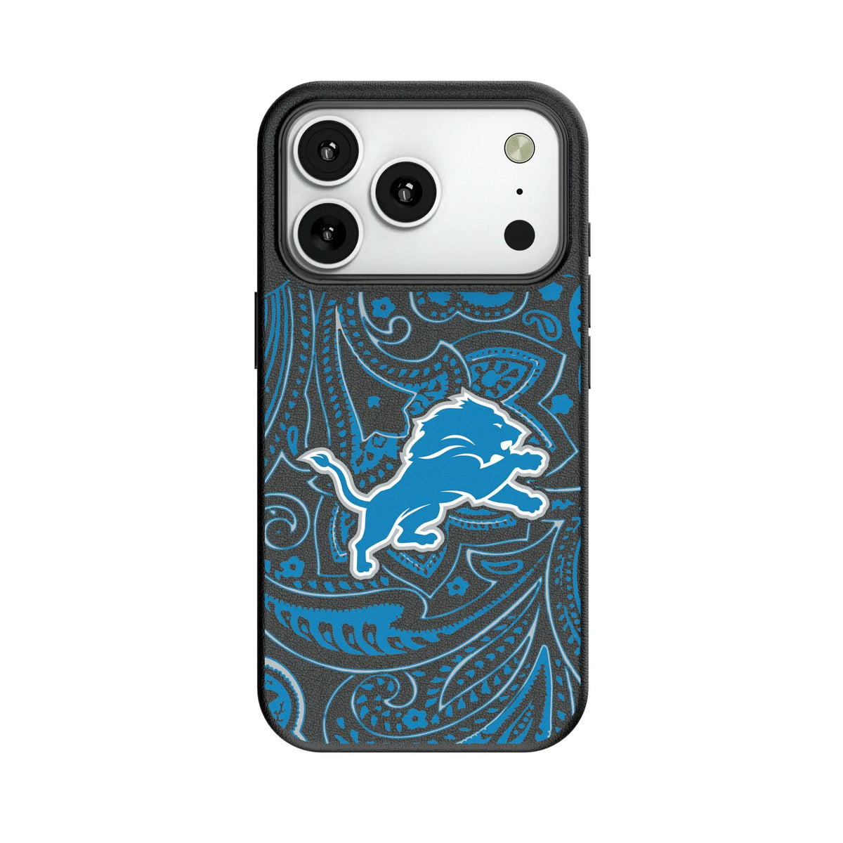 Detroit Lions Paisley MagSafe Compatible Phone Case for Apple iPhone 11