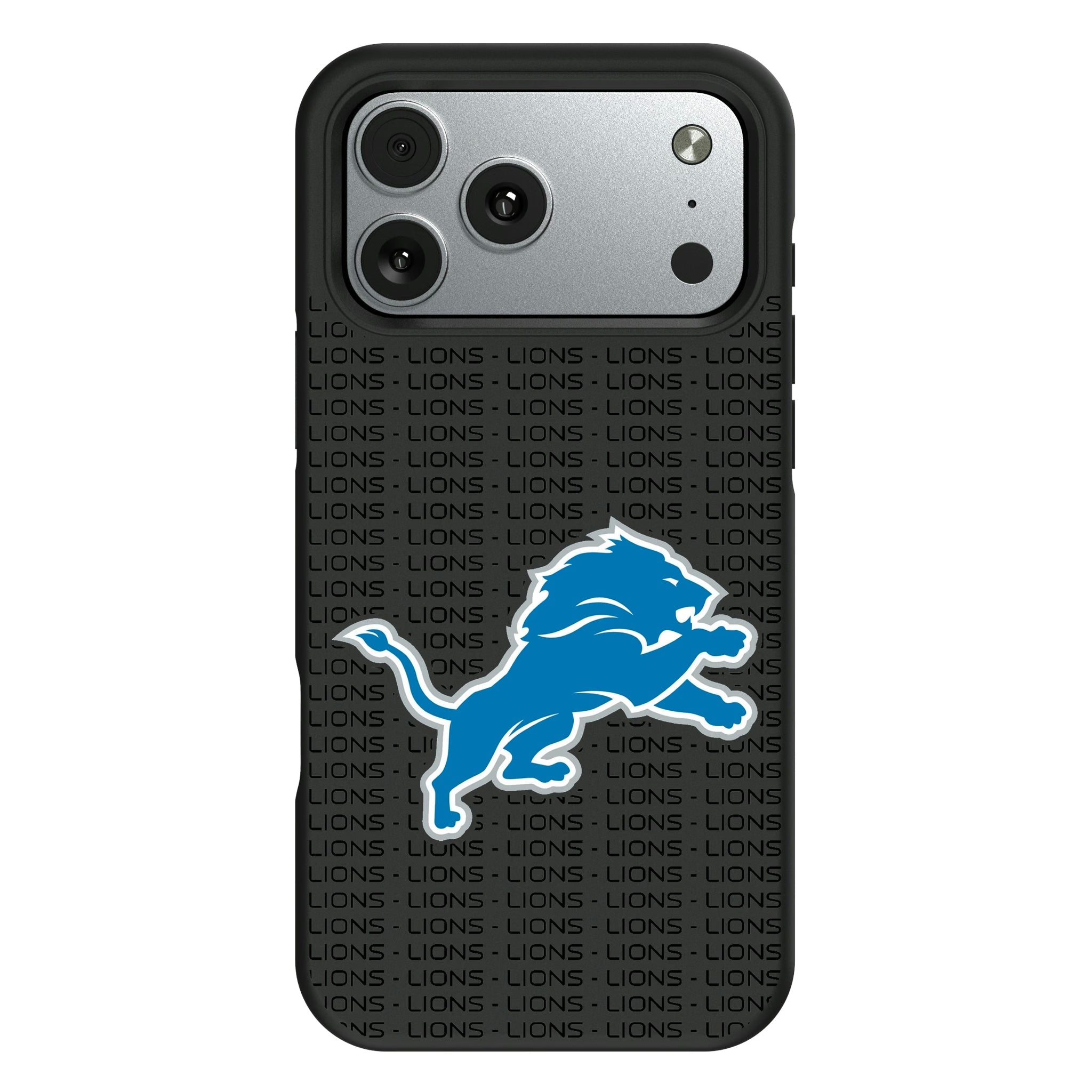 Detroit Lions Text Backdrop Bump Phone Case 11