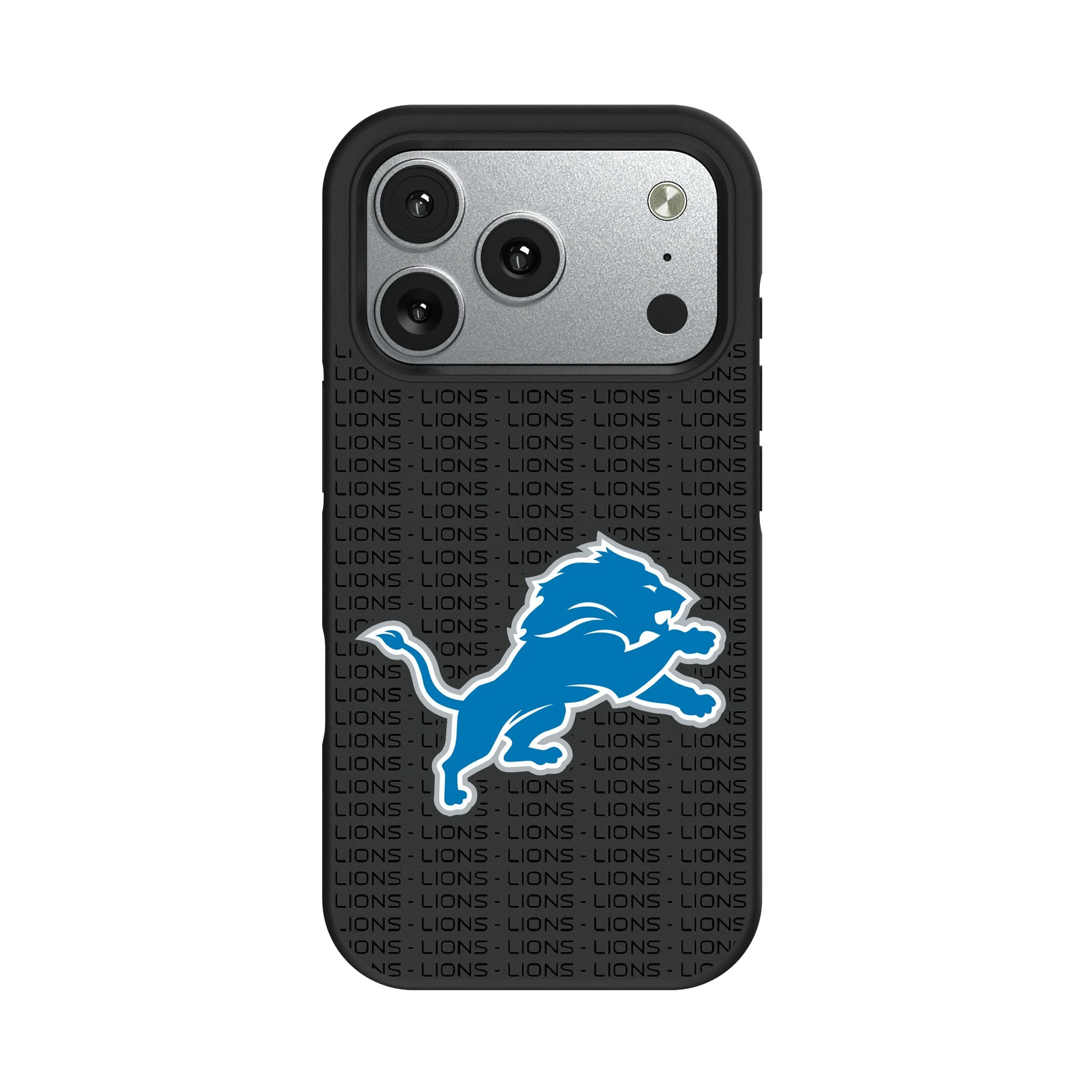 Detroit Lions Text Backdrop Bump Phone Case 10