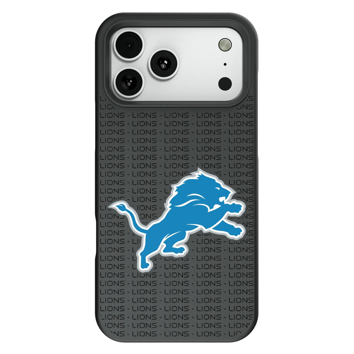 Detroit Lions Text Backdrop Bump Phone Case 12