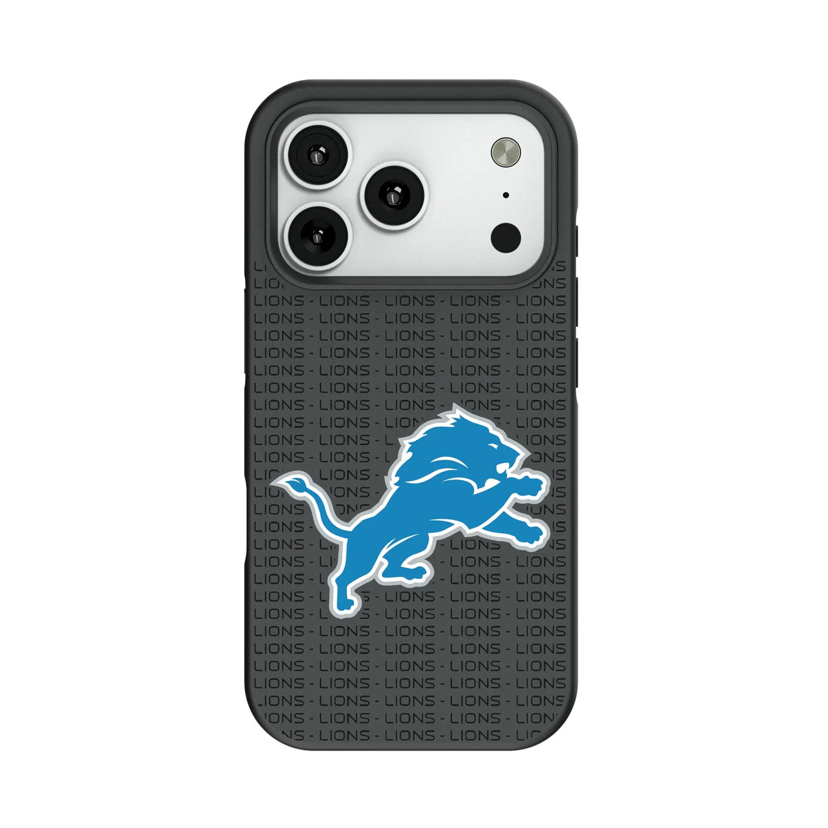 Detroit Lions Text Backdrop Bump Phone Case 13
