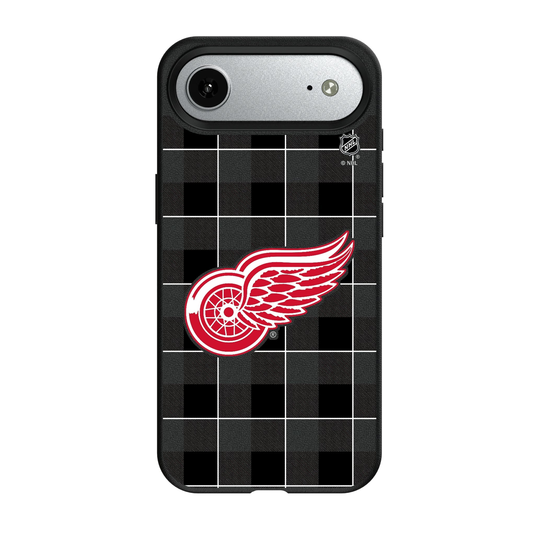 Detroit Red Wings Plaid MagSafe Compatible Phone Case for Apple iPhone 8