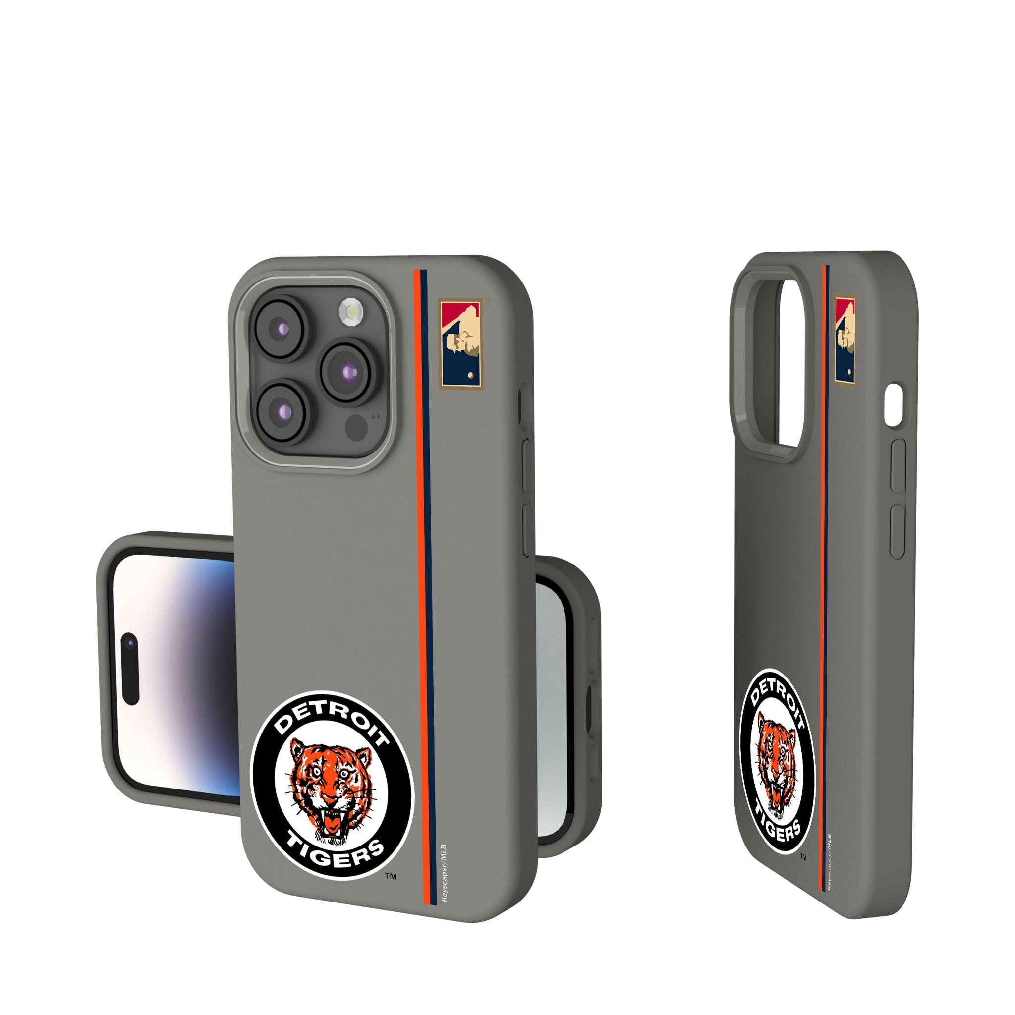 Detroit Tigers 1961-1963 - Cooperstown Collection Sidebar Soft Touch Phone Case 11