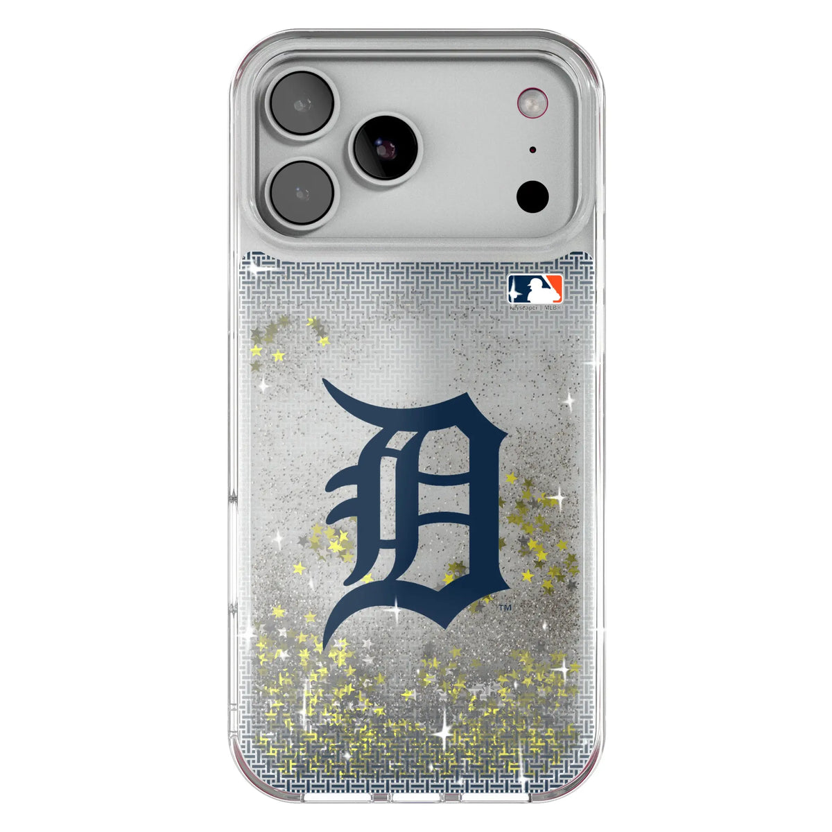 Detroit Tigers Linen Glitter Phone Case 19