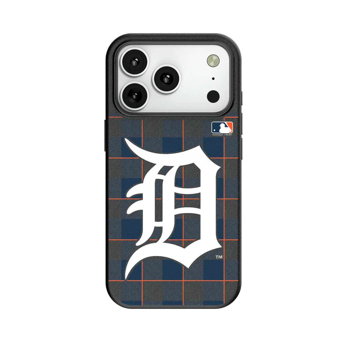 Detroit Tigers Plaid MagSafe Compatible Phone Case for Apple iPhone 7
