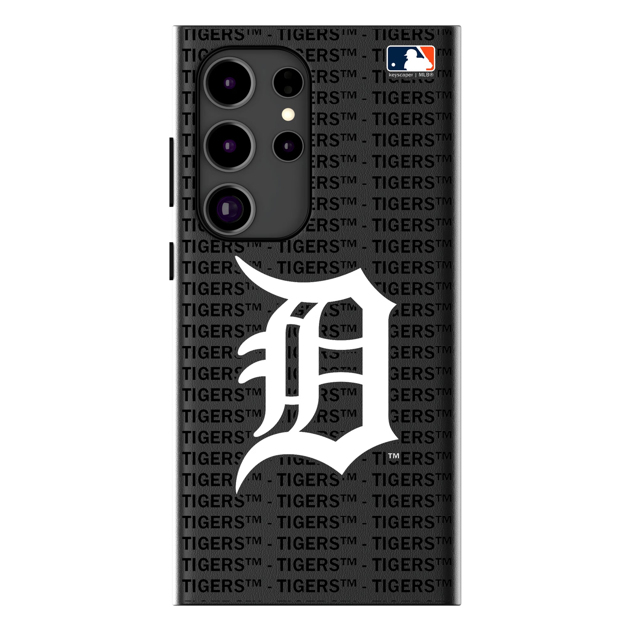 Detroit Tigers Text Backdrop MagSafe Compatible Phone Case for Samsung Galaxy 10