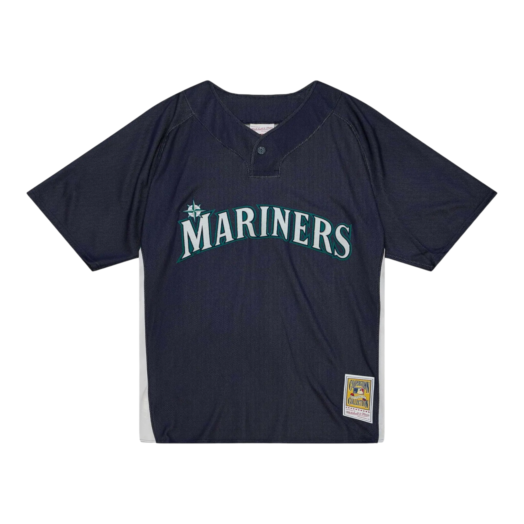 Mitchell & Ness Authentic Ken Griffey Jr Seattle Mariners 2010 Men Baseball Jersey Mariners Blue 1