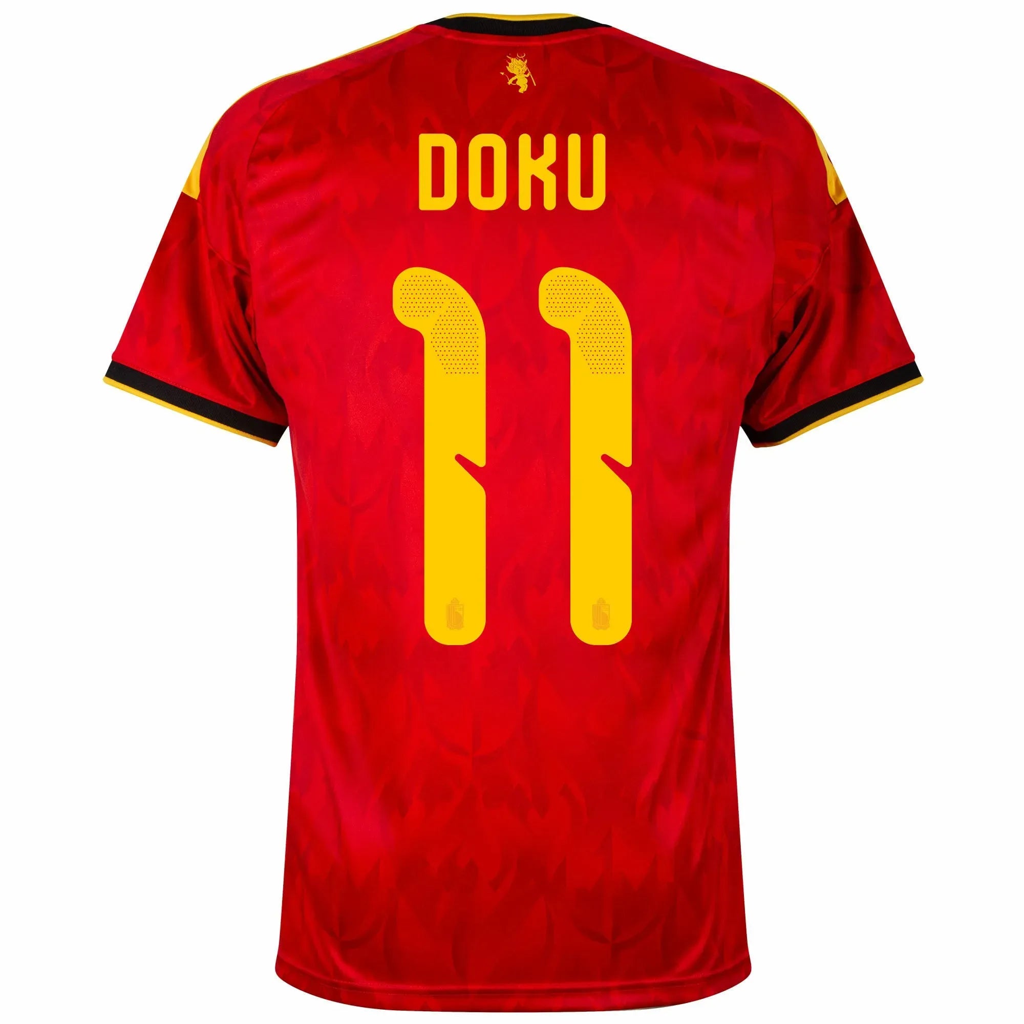 adidas 2026 Belgium Men's Stadium Home Soccer Jersey 10