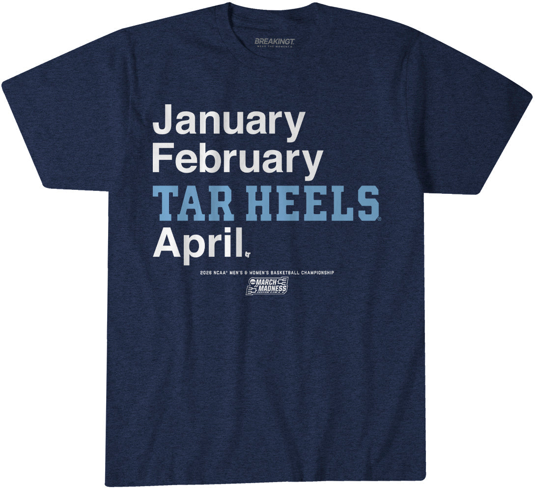 UNC Tar Heels MBB & WBB: 2026 March Madness Month 1