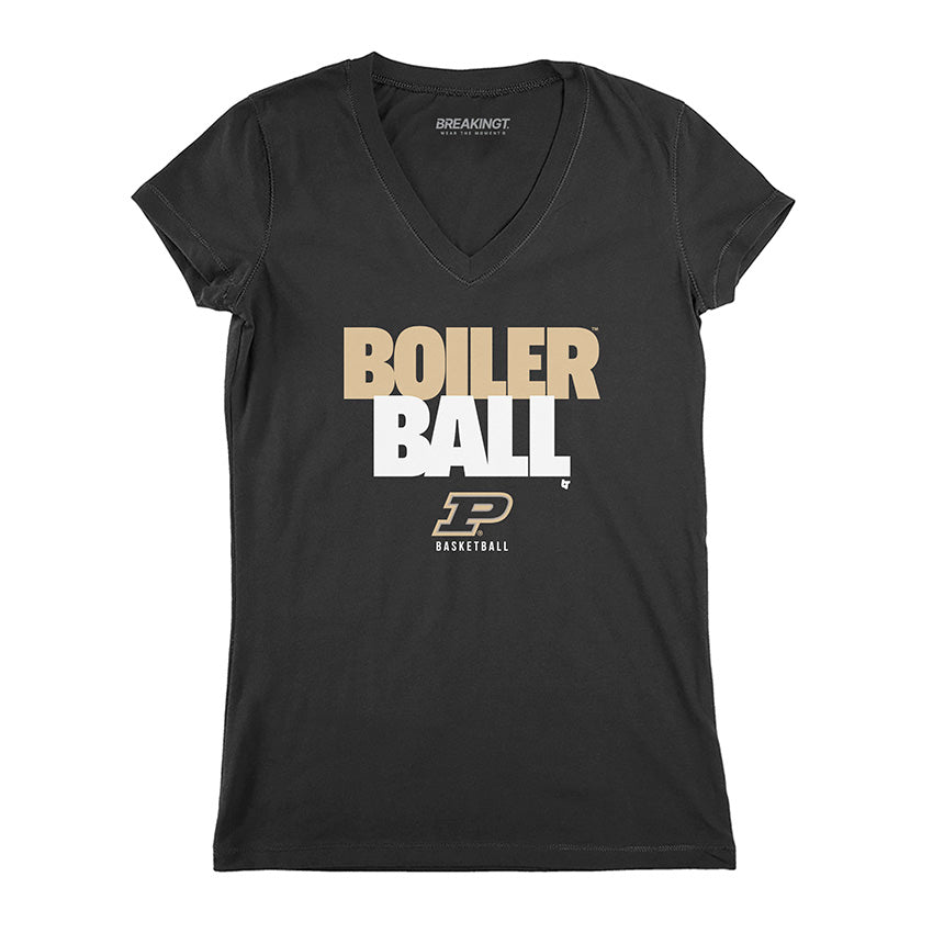 Purdue Basketball: Boiler Ball Text Stack 3