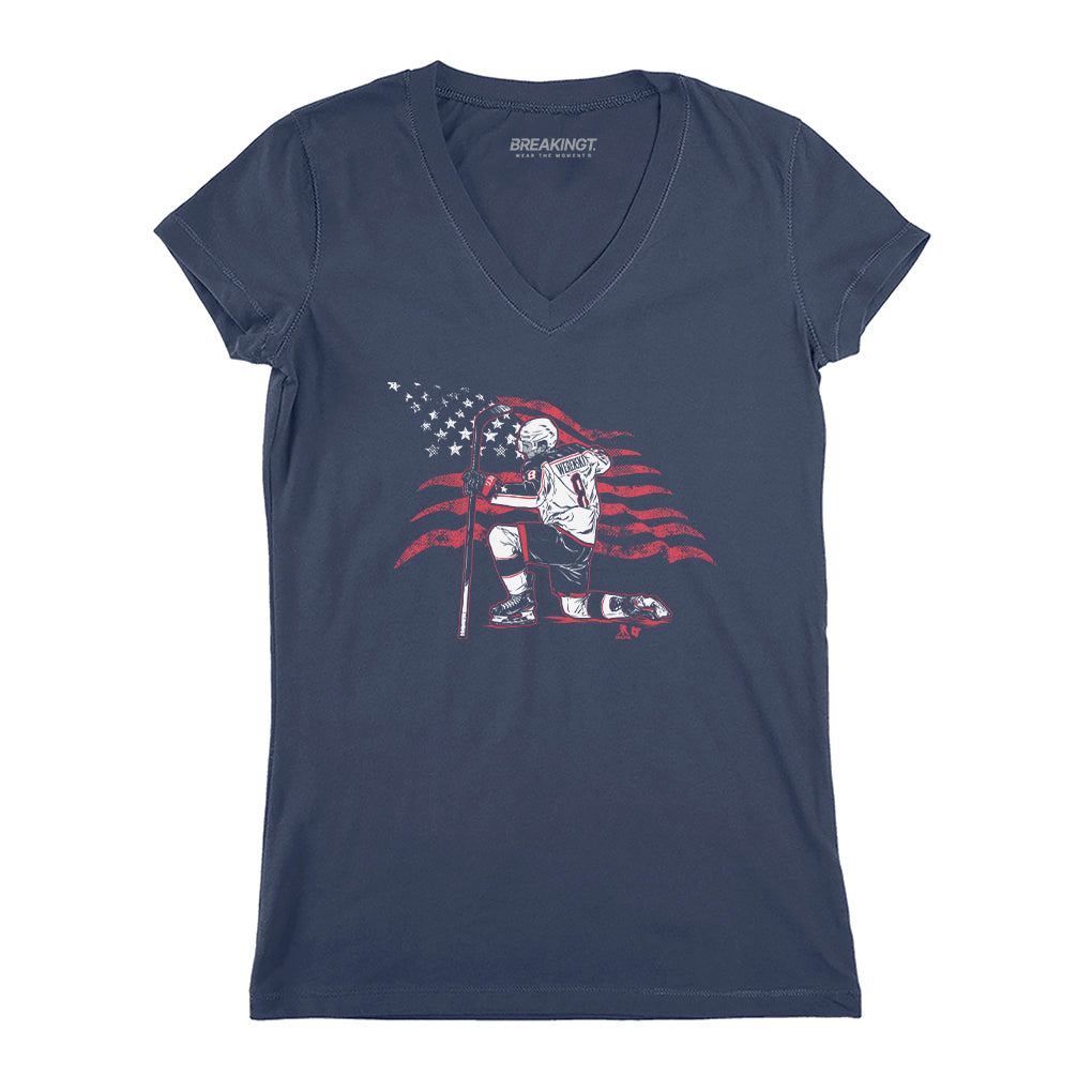Zach Werenski: Stars & Stripes Superstar Pose 3