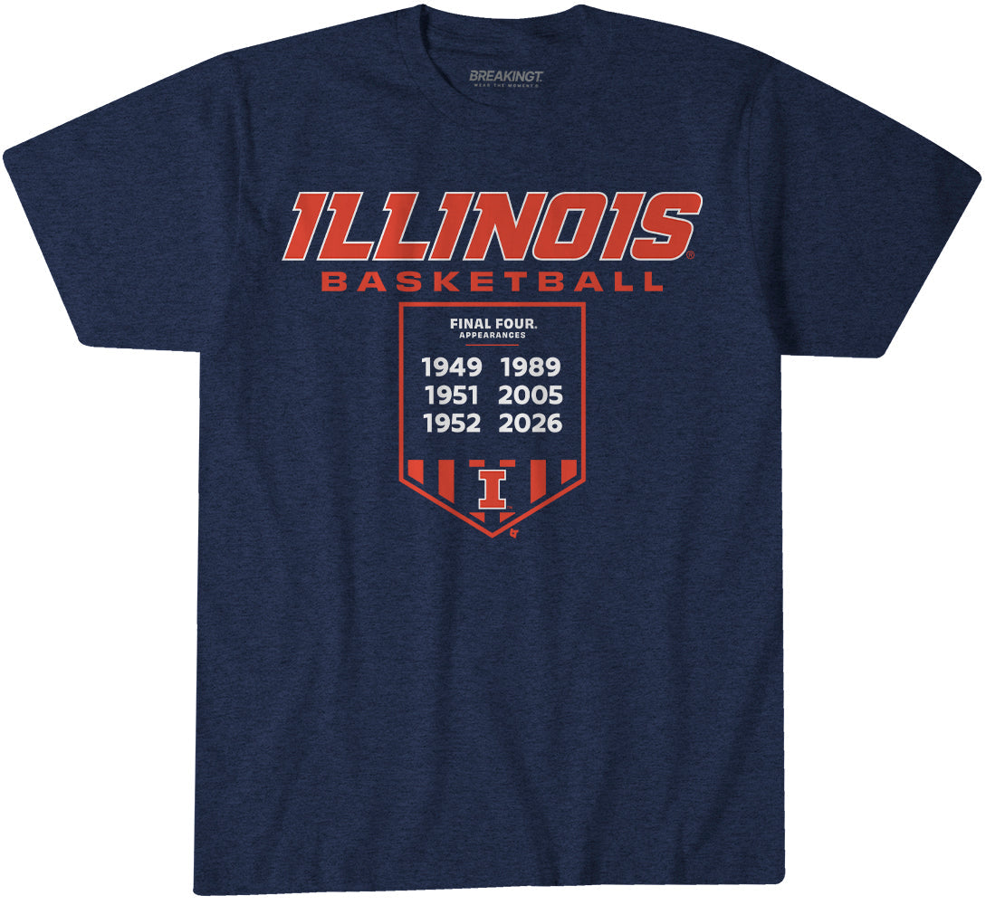 Illinois Basketball: Final Fours Banner 1