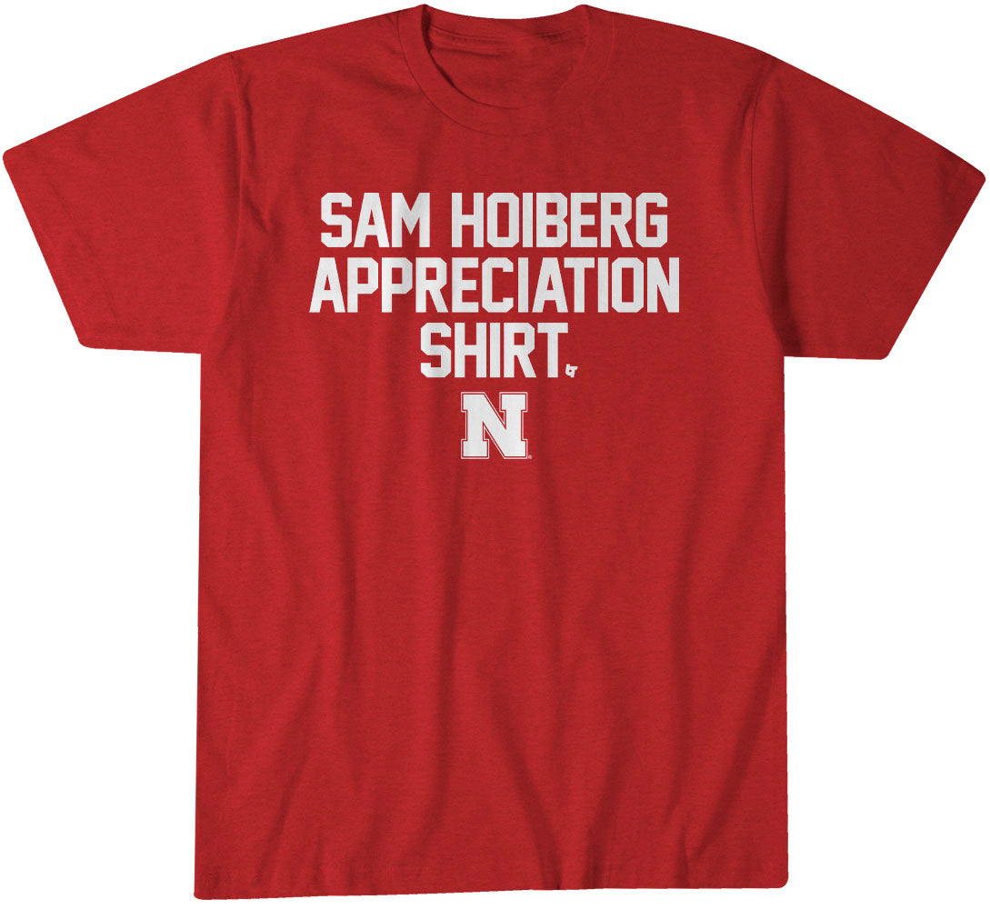 Nebraska Basketball: Sam Hoiberg Appreciation Shirt 1