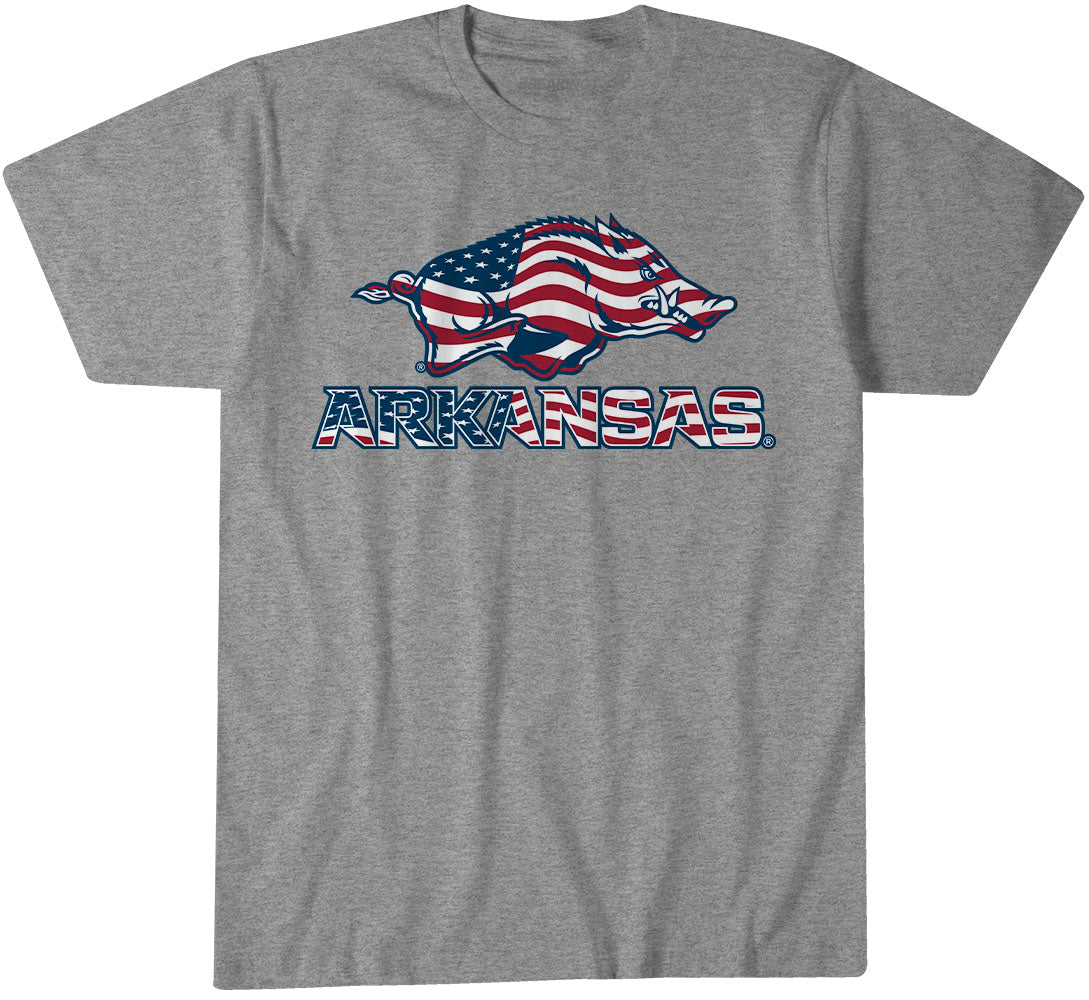 Arkansas Razorbacks: Patriotic Marks Logo Stack 1