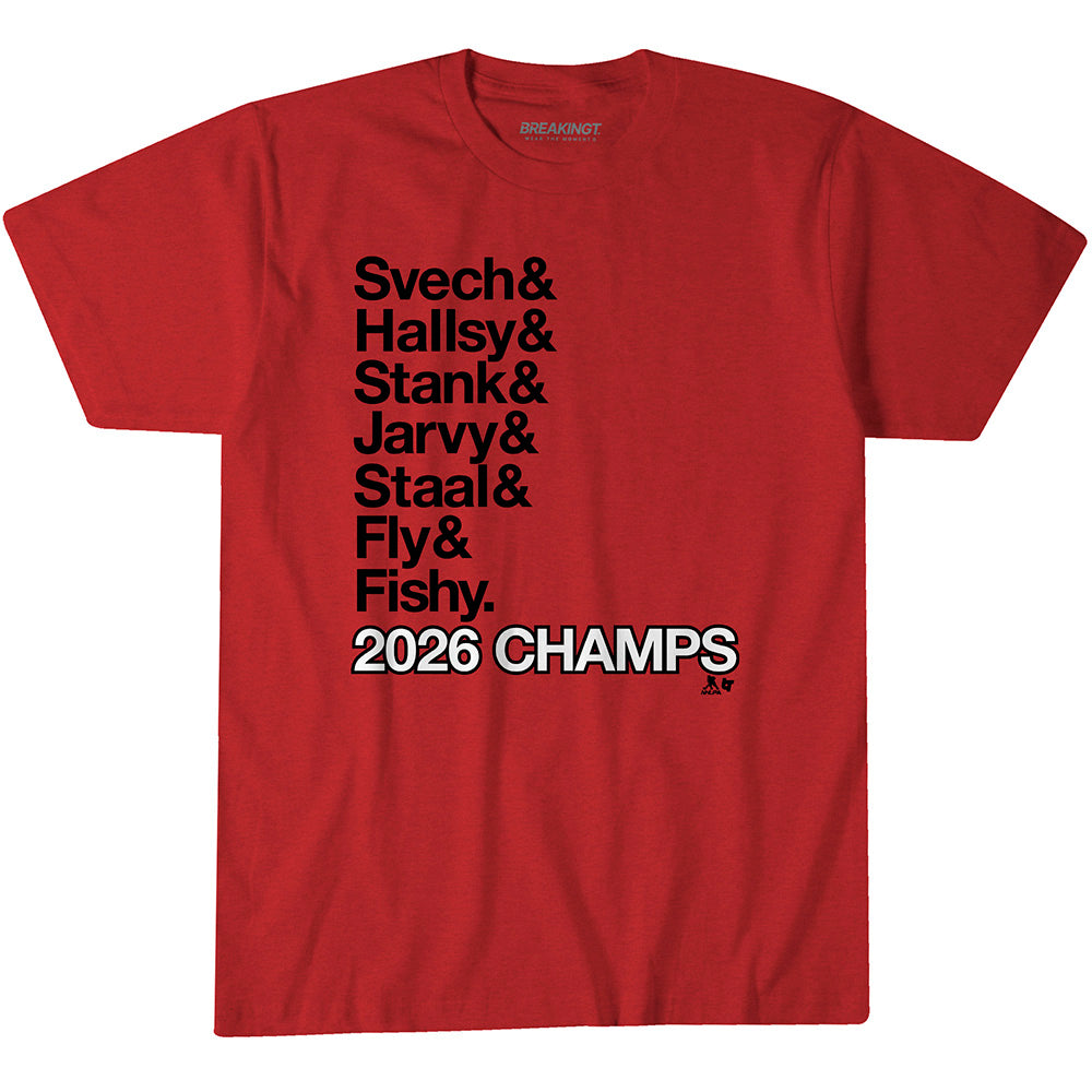 Carolina Hockey Ampersand Champs: Svech & Hallsy & Stank & Jarvy & Staal & Fly & Fishy 1