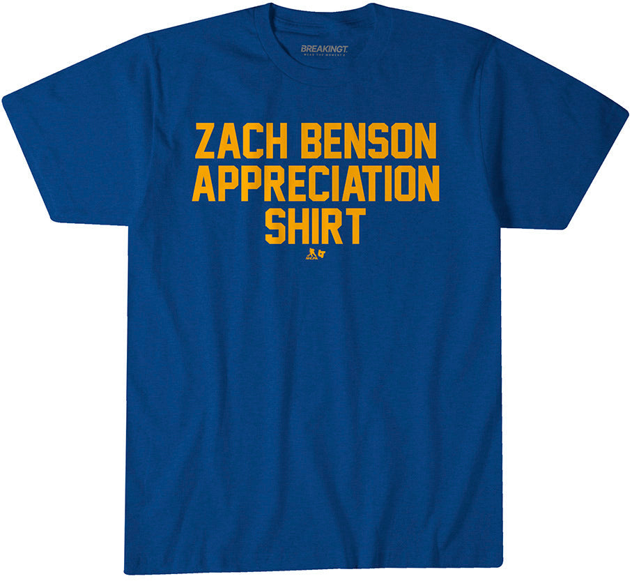 Zach Benson Appreciation Shirt 1