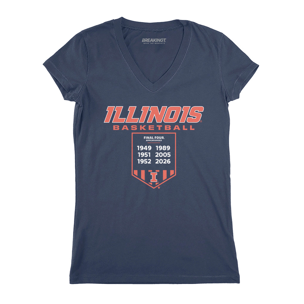 Illinois Basketball: Final Fours Banner 3
