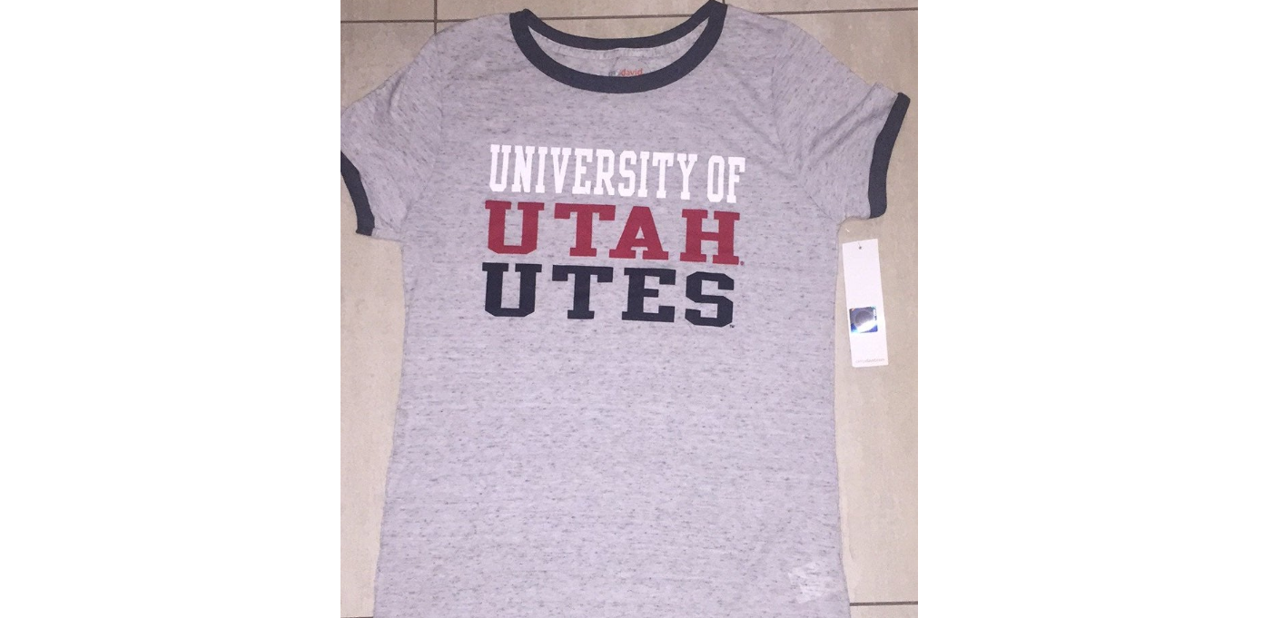 University of Utah Utes Women’s Ringer Tee, Size XL 3