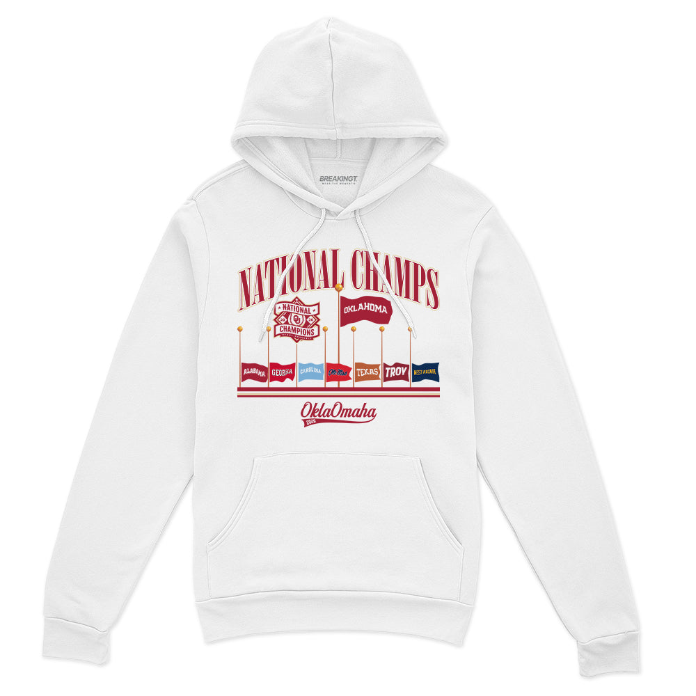 Oklahoma Baseball: 2026 National Champions Omaha Flags 2