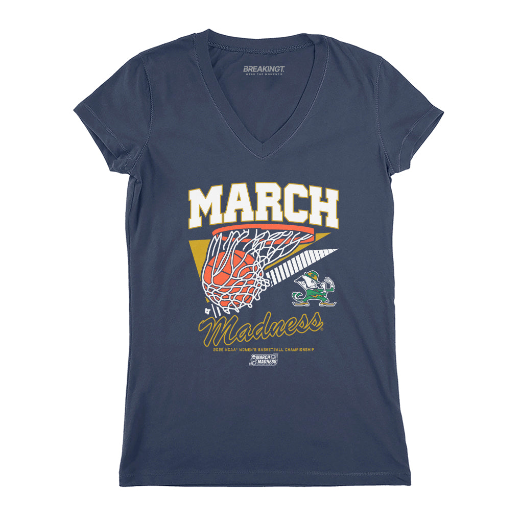 Notre Dame Fighting Irish WBB: 2026 March Madness Retro Swish 2