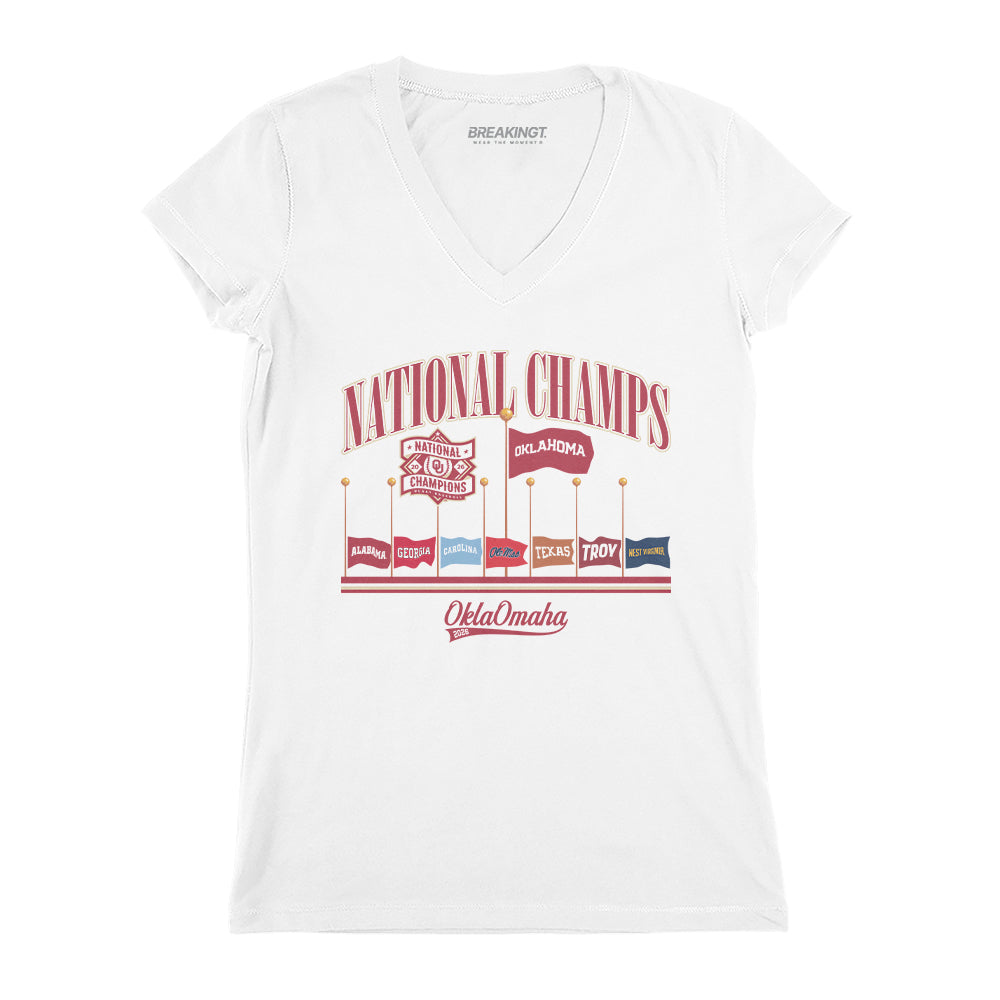Oklahoma Baseball: 2026 National Champions Omaha Flags 3