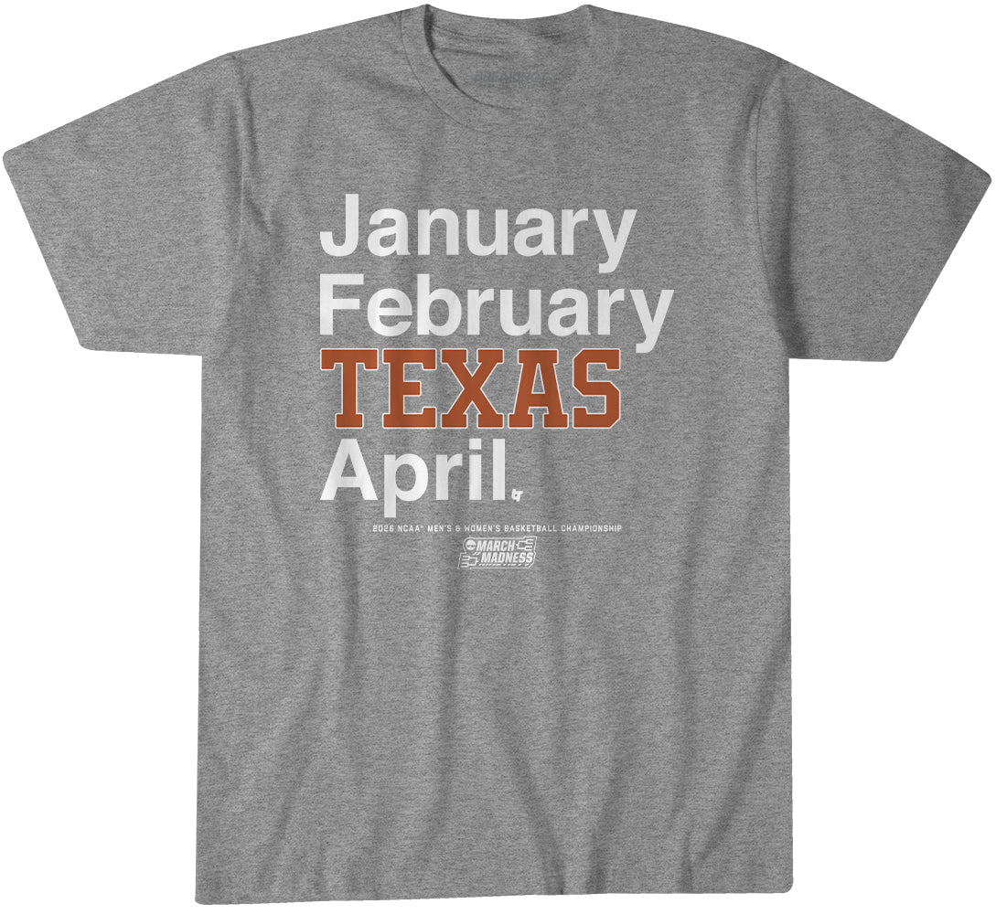 Texas Longhorns MBB & WBB: 2026 March Madness Month 1