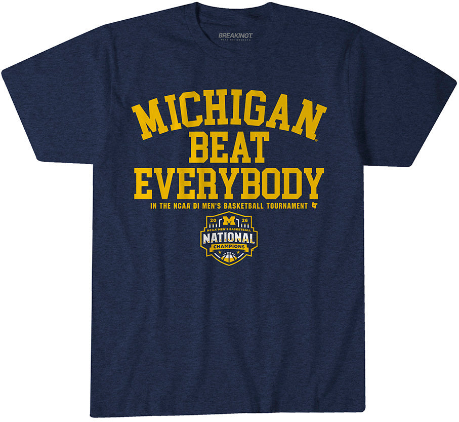 Michigan Wolverines MBB: 2026 National Champions Beat Everybody 1