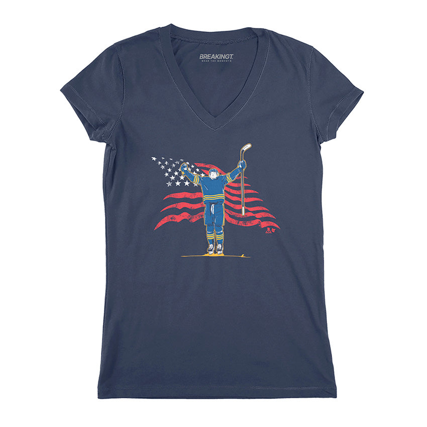 Tage Thompson: Stars & Stripes Superstar Pose 3