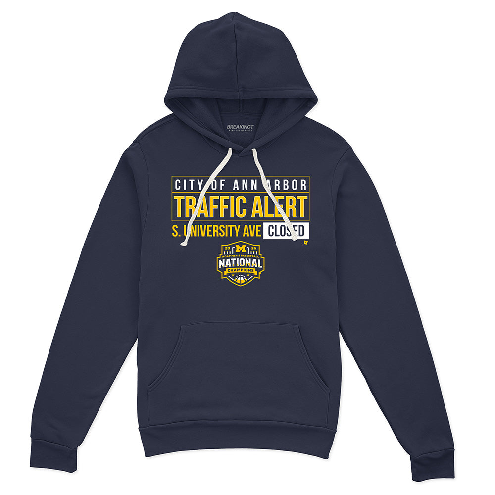 Michigan Wolverines MBB: 2026 National Champions S. University Ave Closed 2